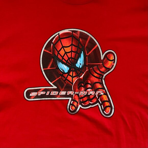 Vintage Spiderman Puffy Graphic Tee T-Shirt, Unisex Adult XL, Marvel Superhero - Picture 4 of 8